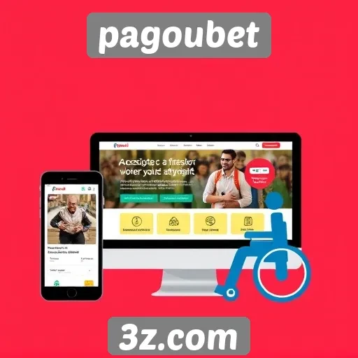 Acessibilidade e design responsivo do site Pagoubet